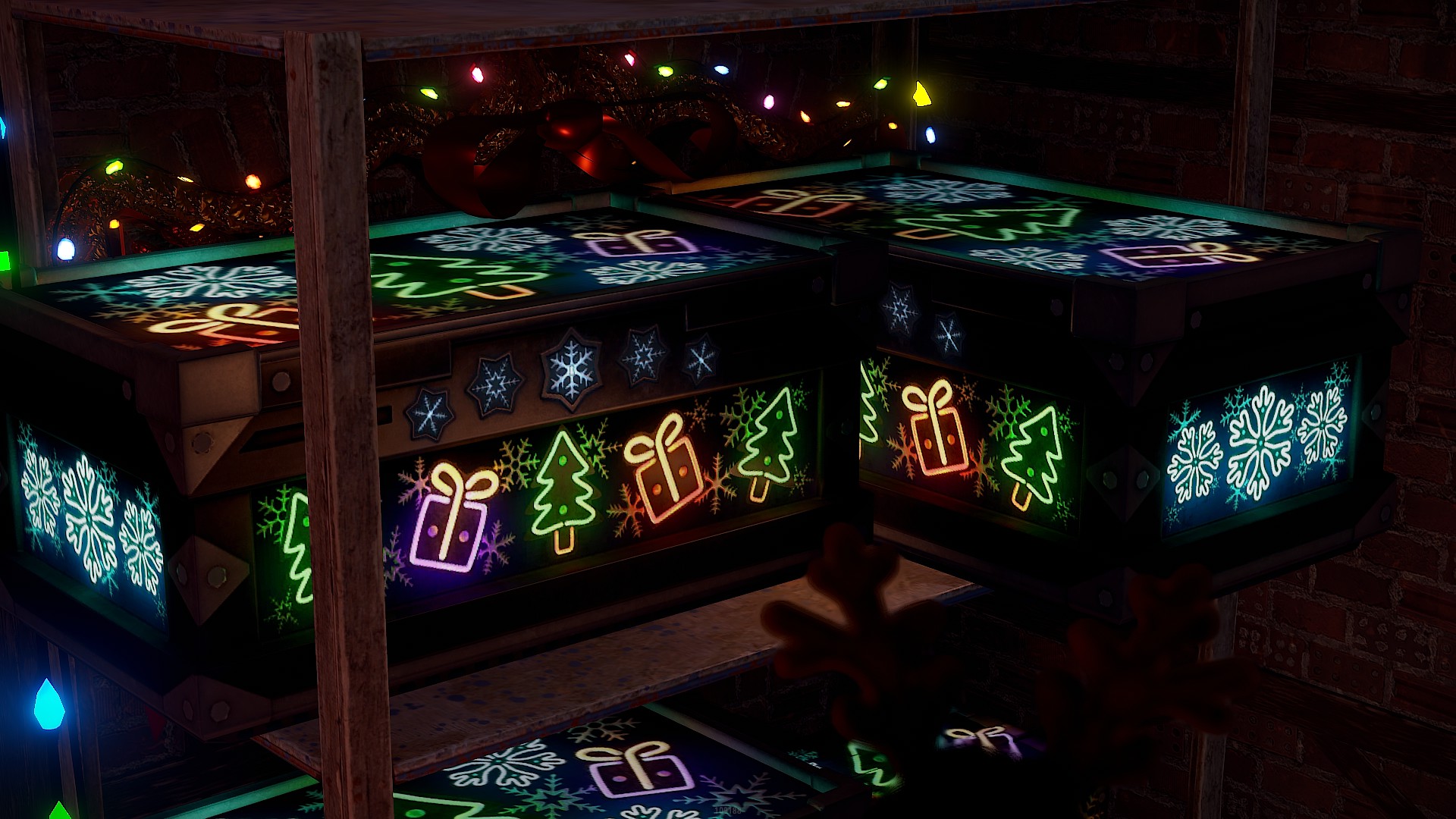 Neon Christmas Large Box thumbnail 5