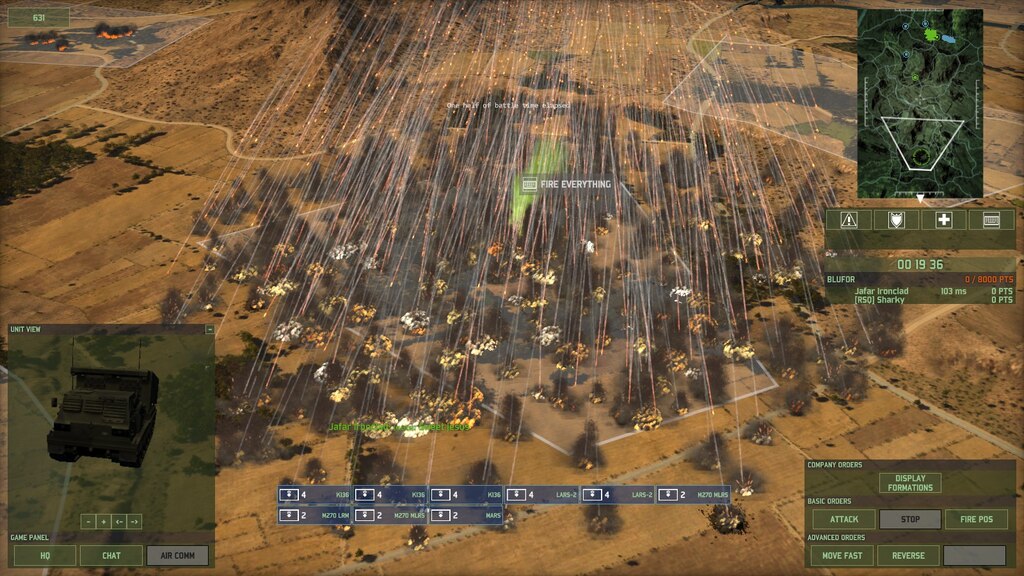 For pokker Til fods Socialisme Steam Community :: Screenshot :: A test of massed MLRS fire during the  Wargame: Red Dragon CLOSED BETA. This is not at all indicative of the final  game.