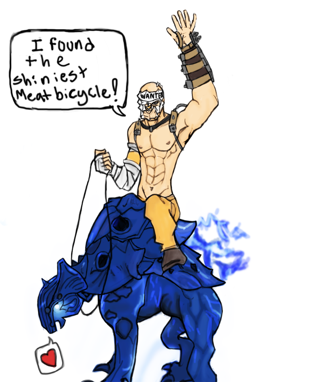 I Have The Shiniest Meat Bicycle