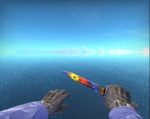 Steam gut knife marble fade фото 70