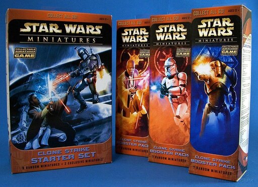 Star Wars Miniatures: The Clone hot Wars, Starter Set