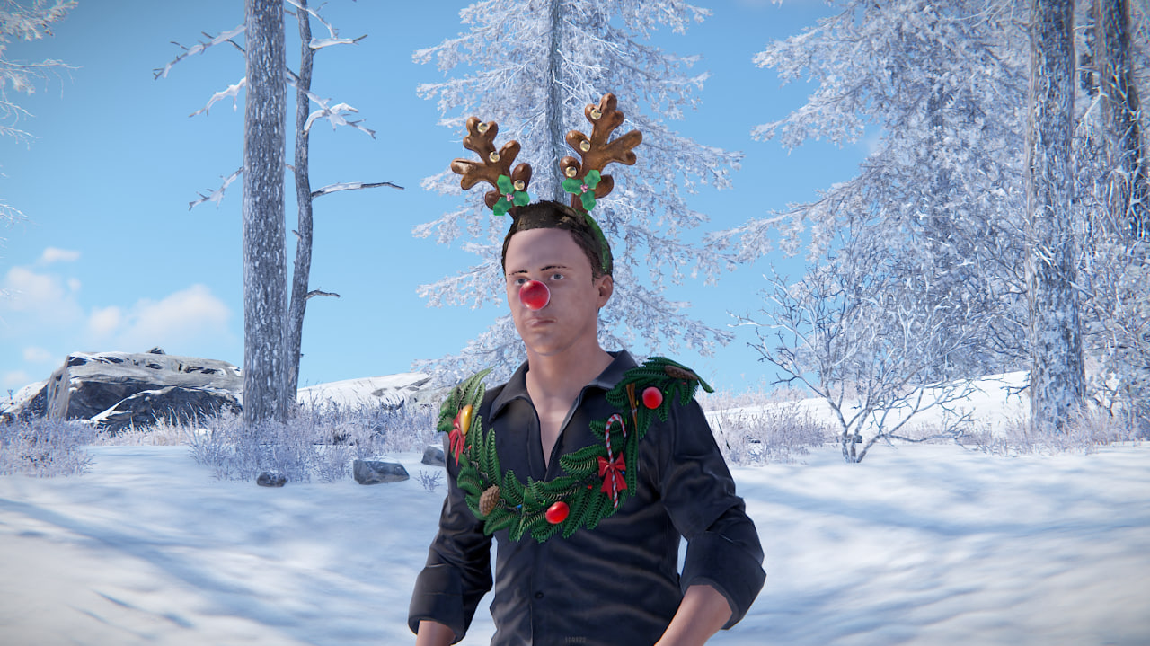 Christmas Wreath Poncho thumbnail 4