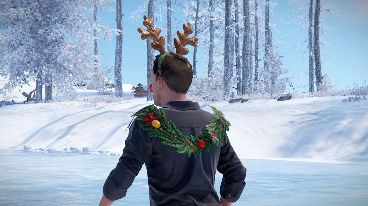 Christmas Wreath Poncho thumbnail 5
