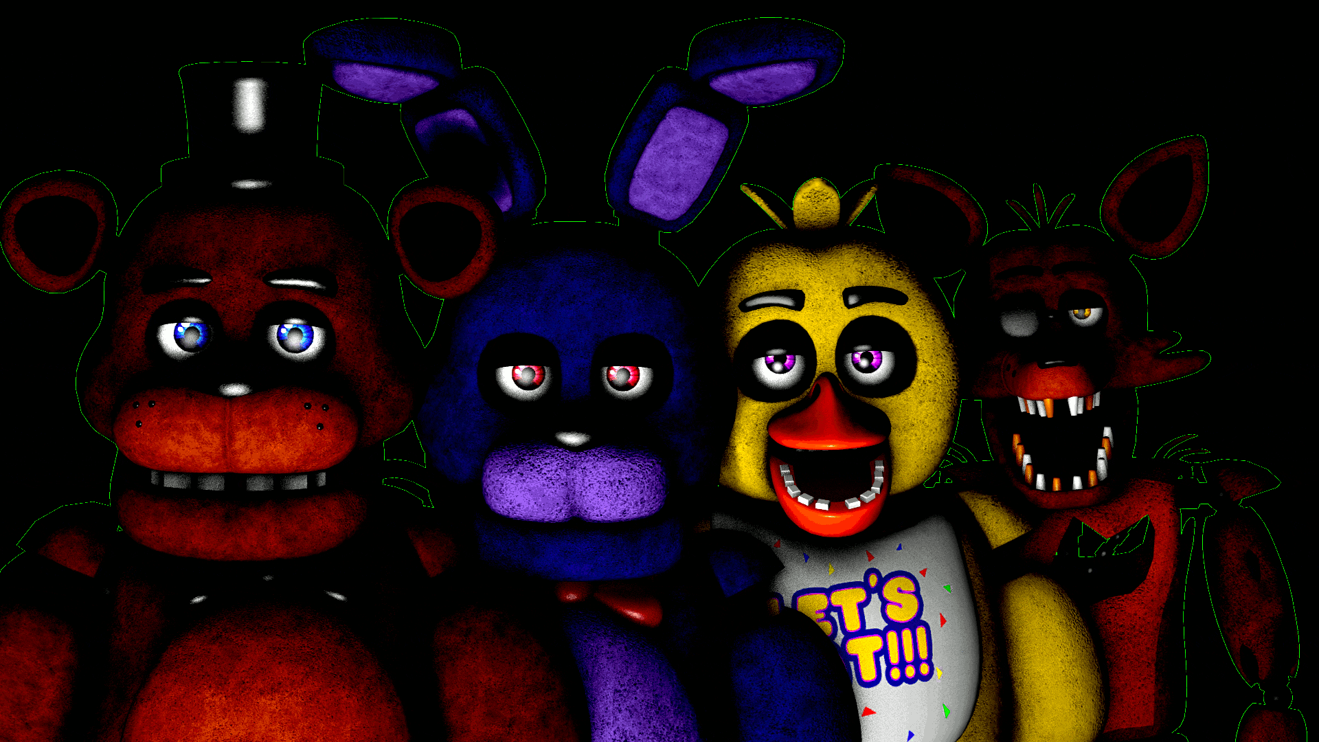 Withered animatronics over normal [Five Nights at Freddy's] [Mods]