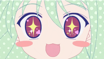 Sparkling Anime Eyes GIF