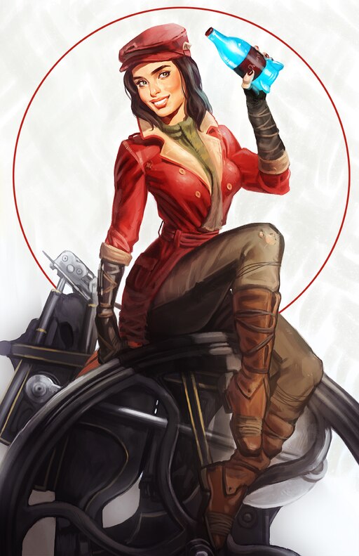Сообщество Steam: Fallout 4. Pin Up Piper by Crystal Graziano prints availa...