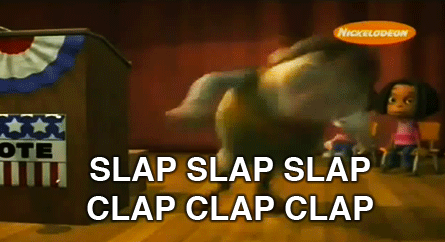Включи песню clap clap clap. The slap 2 гифка. Clap Clap Clap Мем. Larry slap. Clap slap на море.