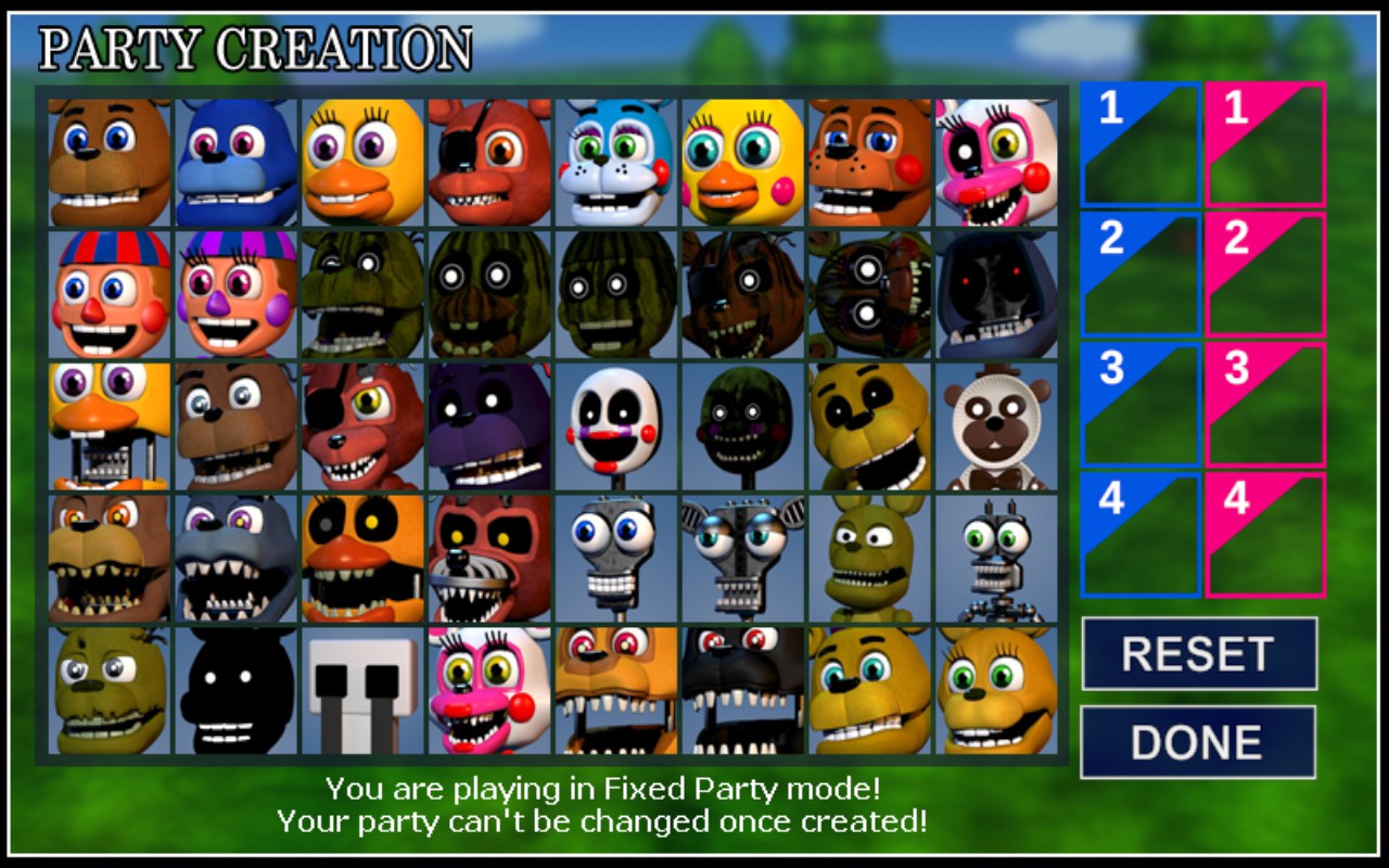 How many fnaf world characters are there today