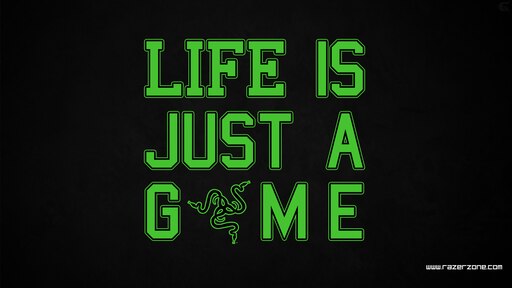 This is just a game. Razer. Заставка Razer. Обои на ПК Razer. HD обои Razer.