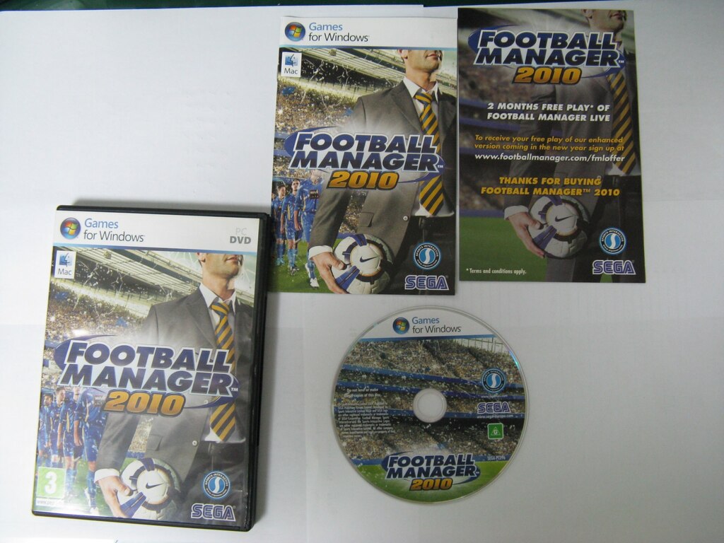 Football Manager 2011 Sega Games For Windows PC DVD ROM Am