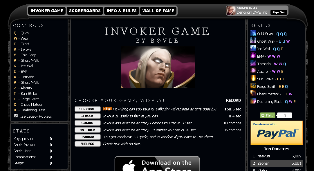 Invoker game ozzy. ИНВОКЕР скилы. ИНВОКЕР касты. Invoker game record. Тренировка на ИНВОКЕРЕ.