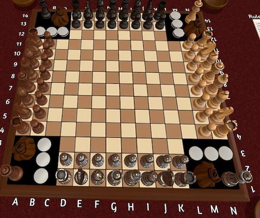 4 PLAYER CHESS #2  Chess board, 4 player chess, Chess