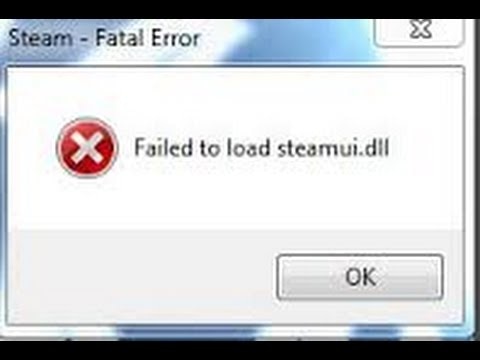 Как исправить failed to load. Фатальная ошибка стим. Error in loading dll. Steam ошибка 0xc0000005. Failed to load URL.