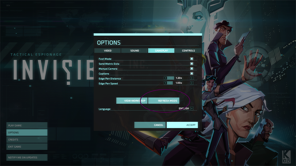 Steam Community :: Guide :: Invisible, Inc. How to play a mod from the ...