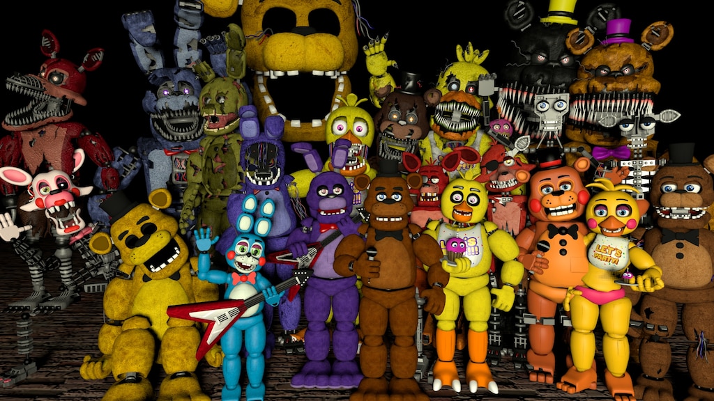 remake of that one image from fnaf 1 - fivenightsatfreddys