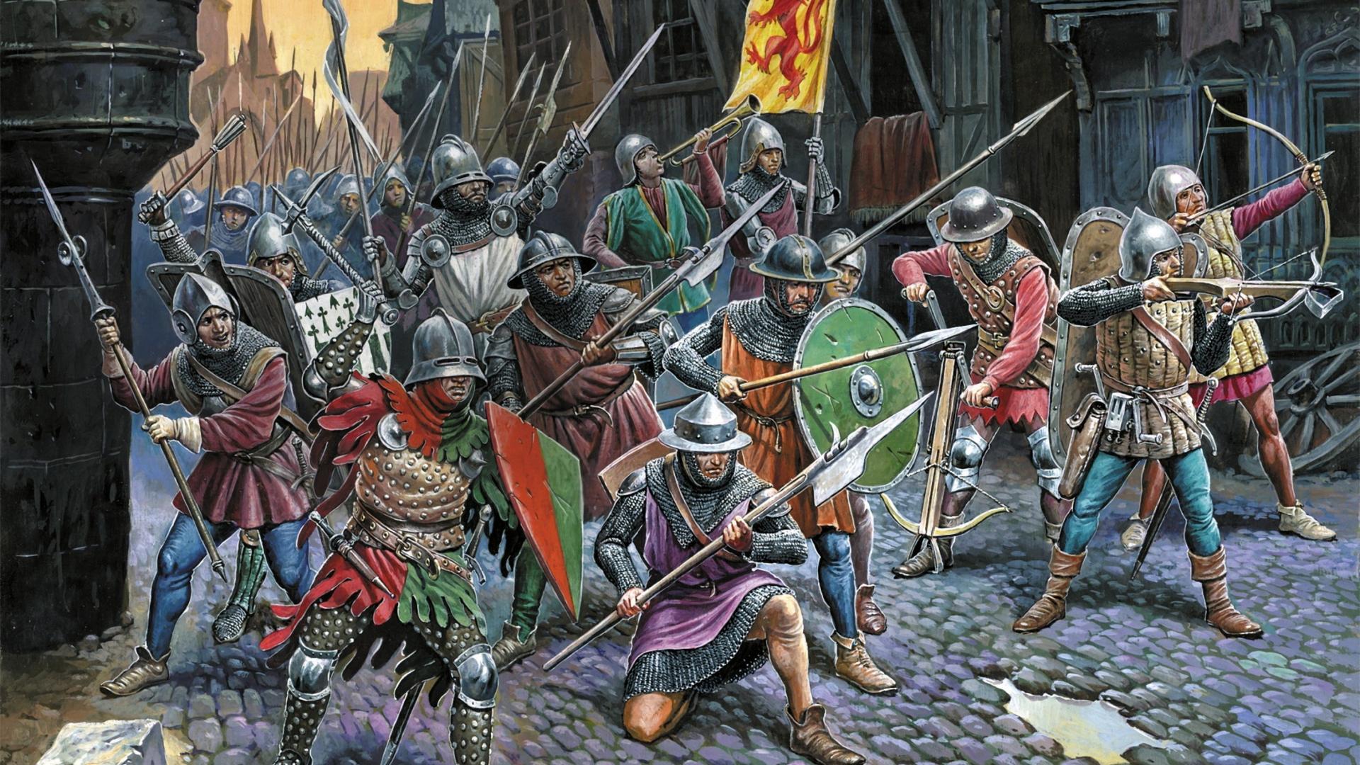 Image result for medieval art war