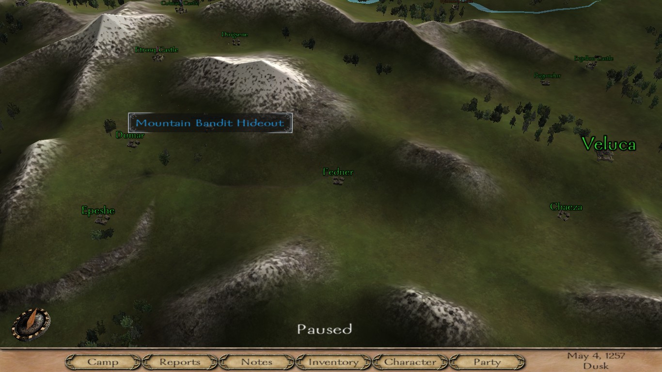 mount and blade how to find bandit lair