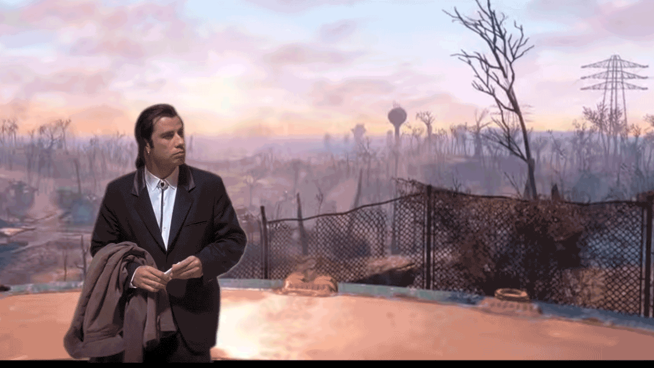 Amazon Com Meme Vincent Vega Pulp Fiction Confused Travolta