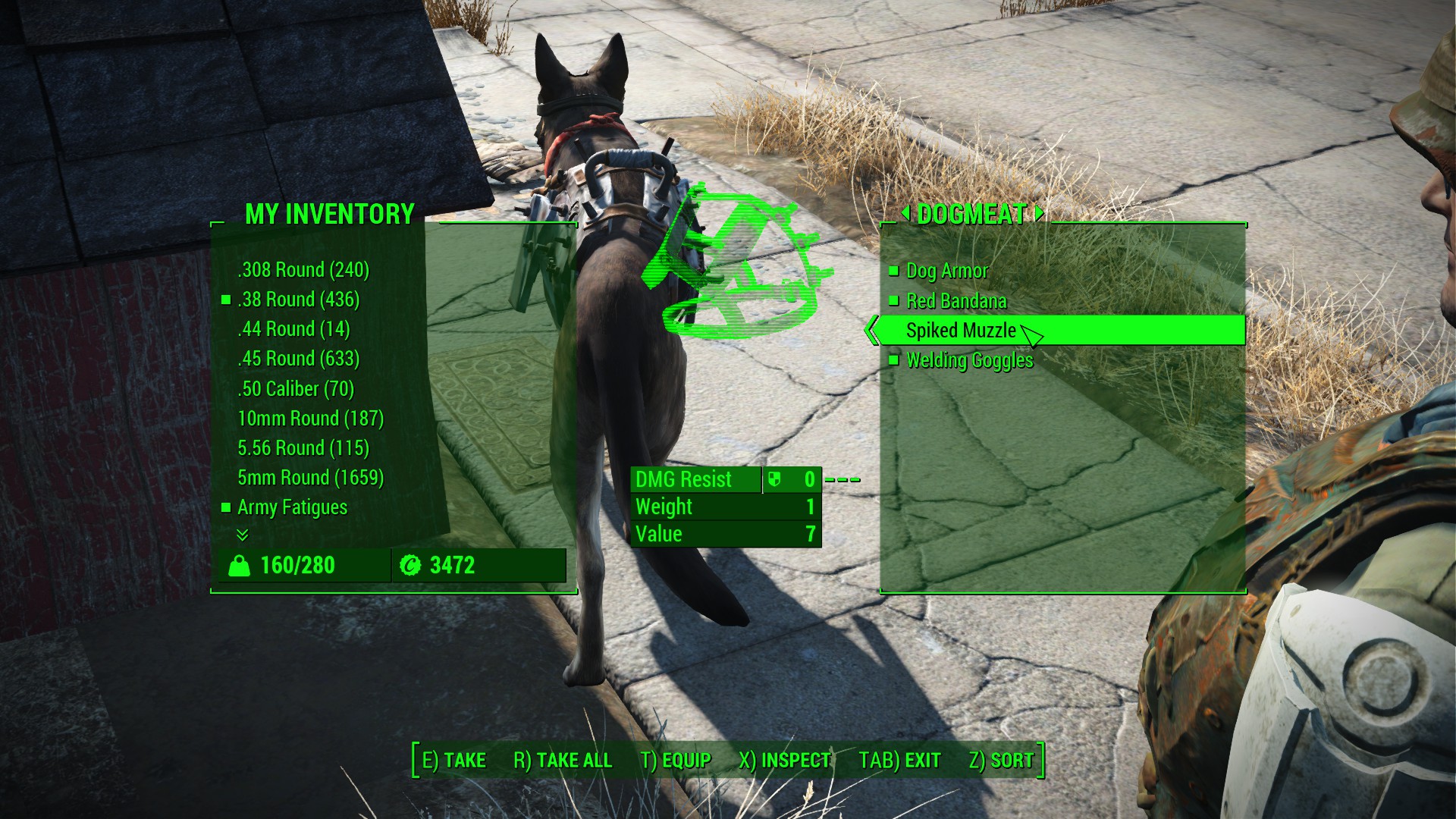 Featured image of post Fallout 4 Dog Armor Do Anything Neither the armor nor the helmet provide any damage reduction but they do both have weight