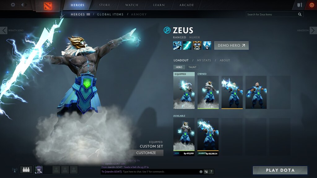 Chat zeus Zeus enters
