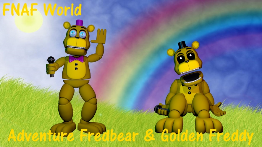 Adventure Fredbear FNaF World Animation
