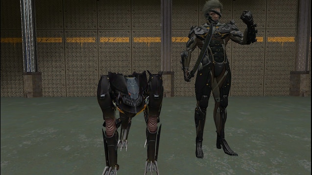 Raiden X BladeWolf - Metal Gear Rising game ready character fan — polycount