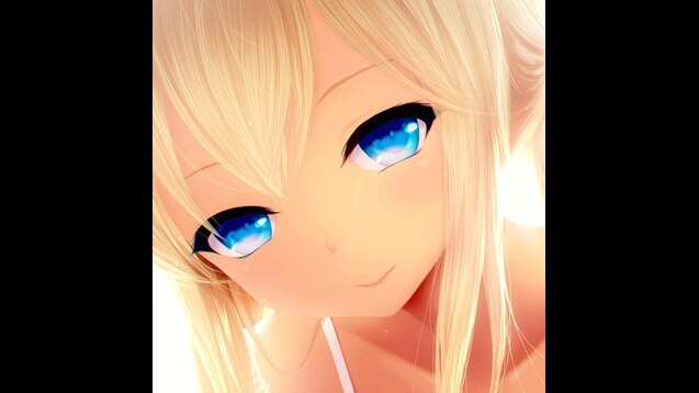 Steam Workshop::1920x1080-Blonde-Blue-Eye-Anime-Girl-1080P-Laptop-Full-HD