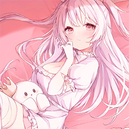 Anime Girl More_ASMR (Vtuber) on Pink Bed (60 fps) (4k)