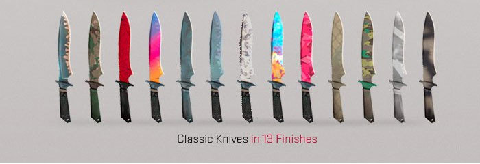 Грезы и кошмары какие ножи. Нож Classic Knife CS go. Cs20 Case ножи. CS:go Case cs20 Knife. Кейс CS 20 ножи.