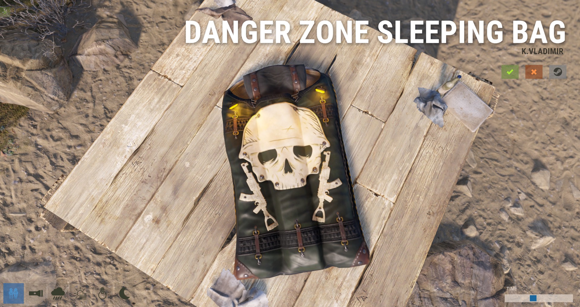 Danger Zone Sleeping Bag screenshot 1