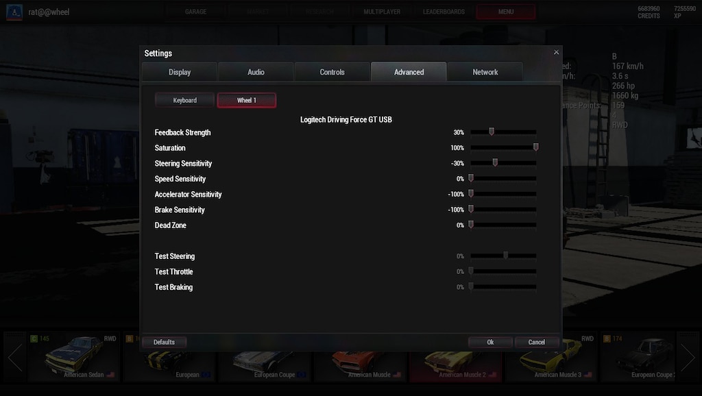 Steam Community :: Screenshot :: my settings for Logitech driving force GT  wheel ^^