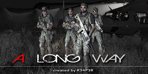 Arma 3 - A Long Way Mission - Coop Gameplay Part 1 - Multiplayer