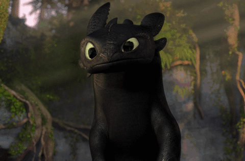 toothless how to train your dragon smile