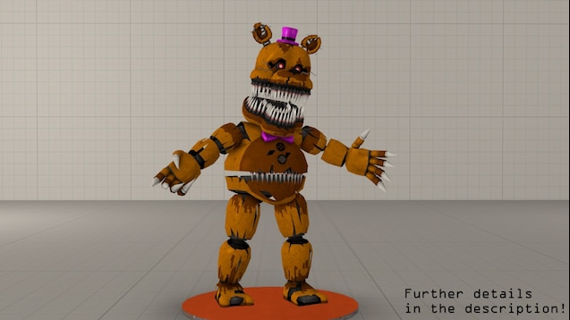Nightmare Fredbear (FIXED) from BrickLink Studio