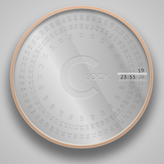 Interactive Rotating Clock