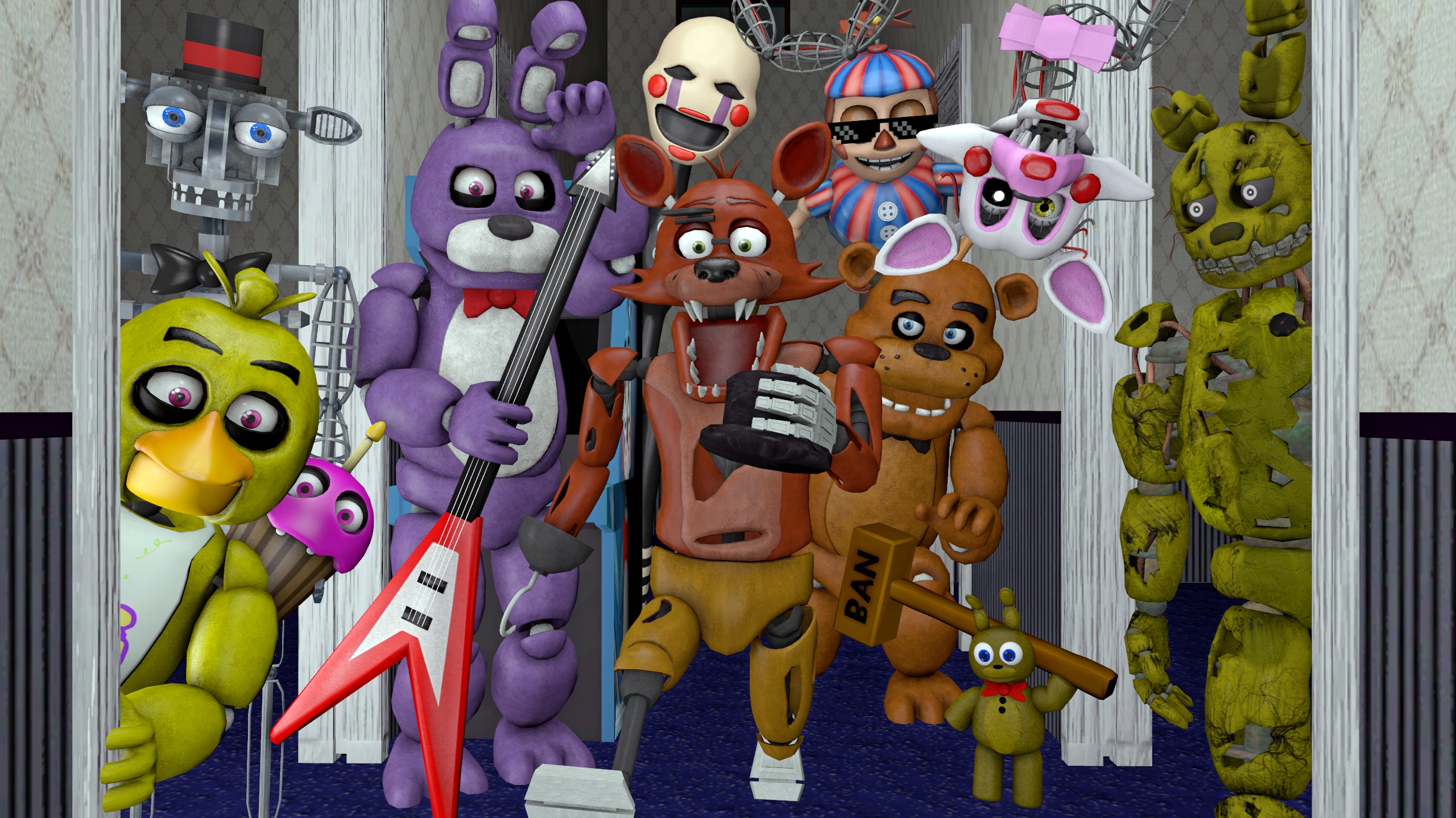 Unwithered/Fixed Withered Animatronics Edit! : r/fivenightsatfreddys
