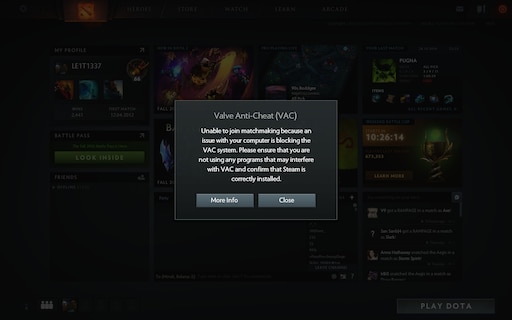 Steam an issue with your computer is blocking vac фото 10