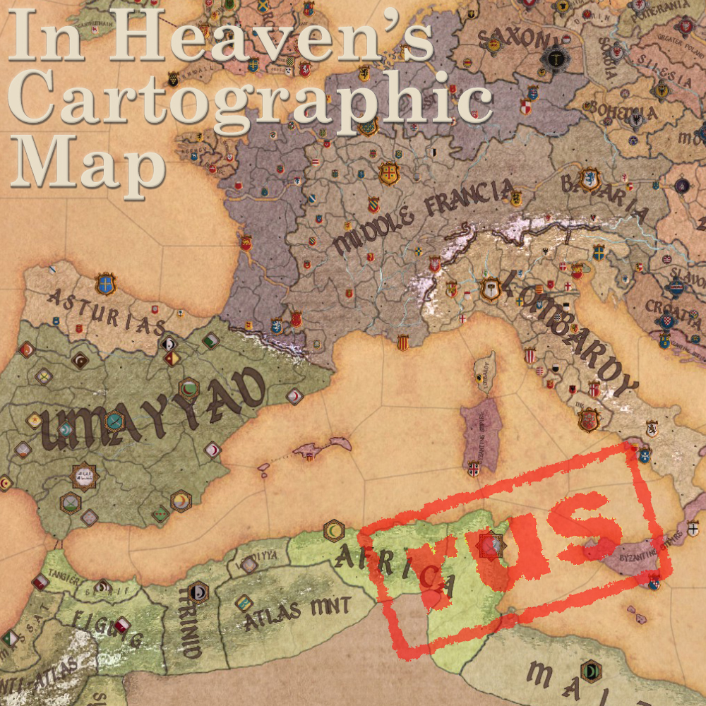 In heavens Cartographic map rus