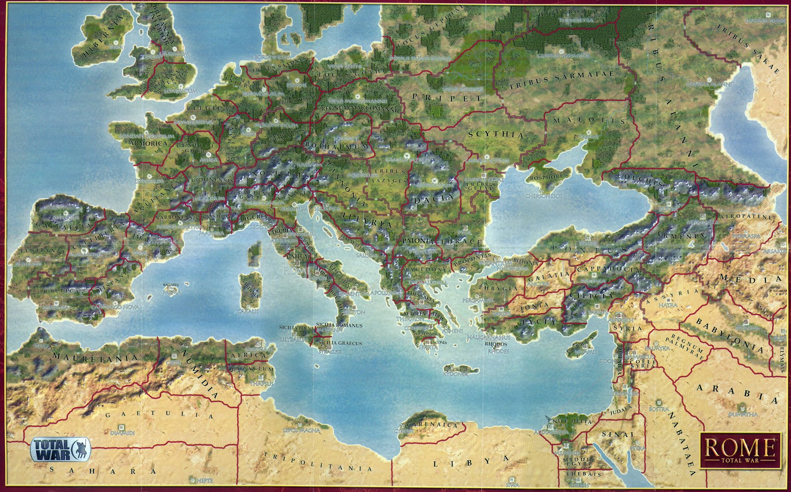 Total War Rome 2 Karte - stamppro