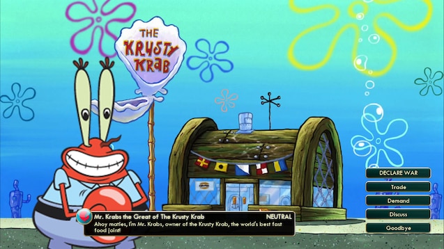 Steam Workshop Spongebob Squarepants Mr Krabs And The Krusty Krab Civilization Bnw Only - oh yeah mrkrabs song remix roblox id
