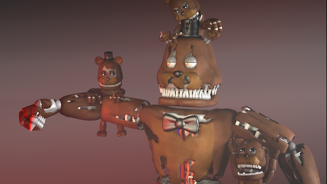 This animatronic from Five Nights at Freddy's 4. : r/Obviouslyterrifying