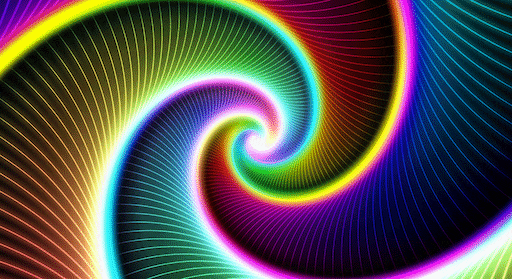 Hypnotizing Moving Spiral... 