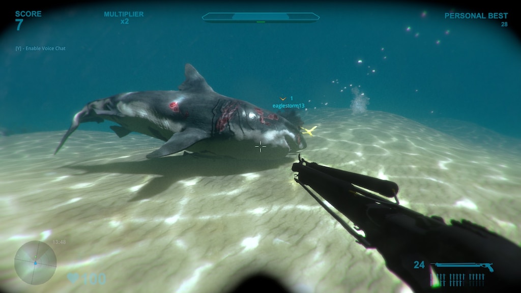 Let's Play: Shark Attack Deathmatch Gameplay - Xbox 360 Indie Game