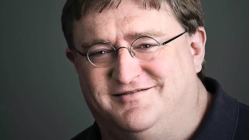 The Valve office has a floor-to-ceiling picture of the Lord Gaben meme