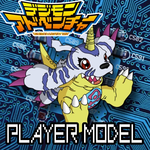 Steam Workshop::Digimon: Gabumon player model + NPC