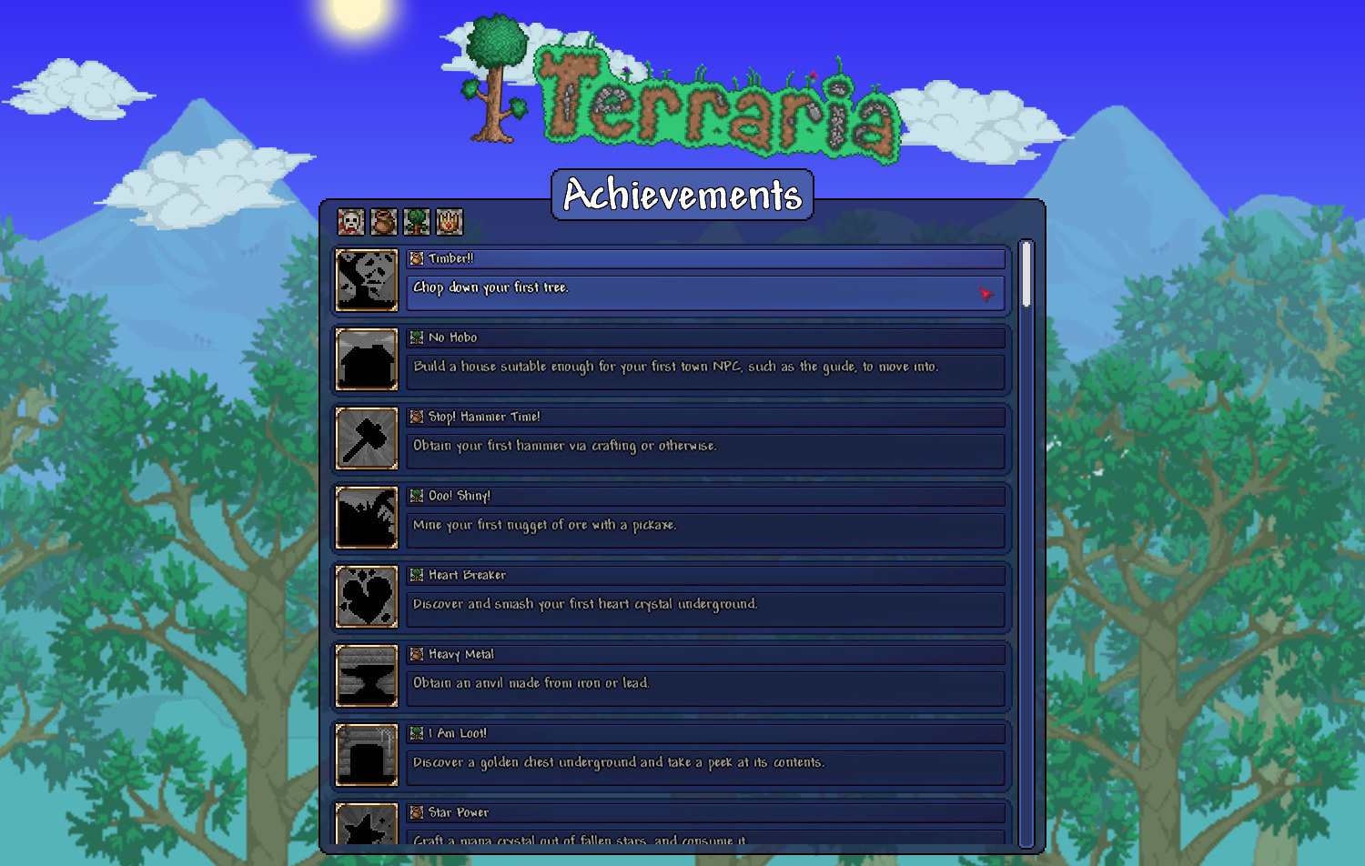 Steam Community Guide Terraria 1 4 A Guide To 100 Achievement Hunting