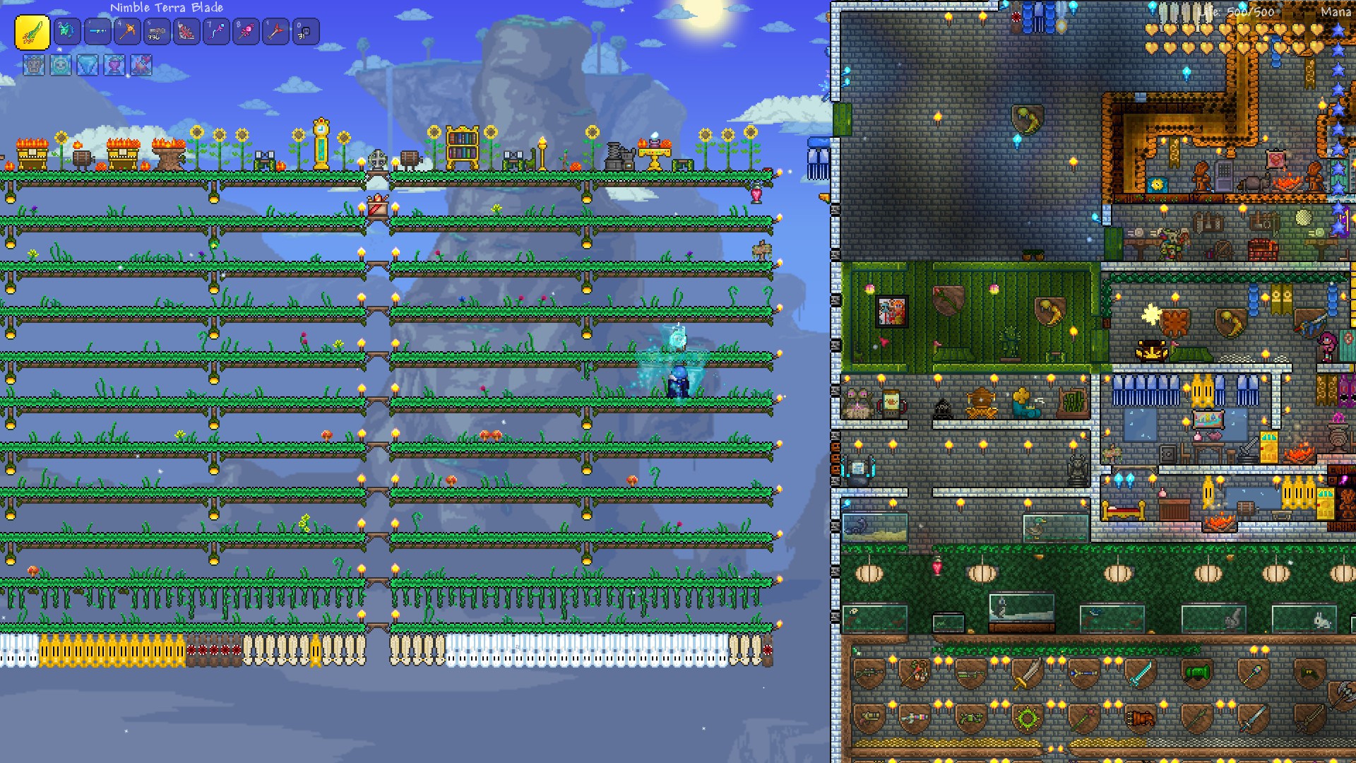 Карта со всеми вещами террария стим мастерская