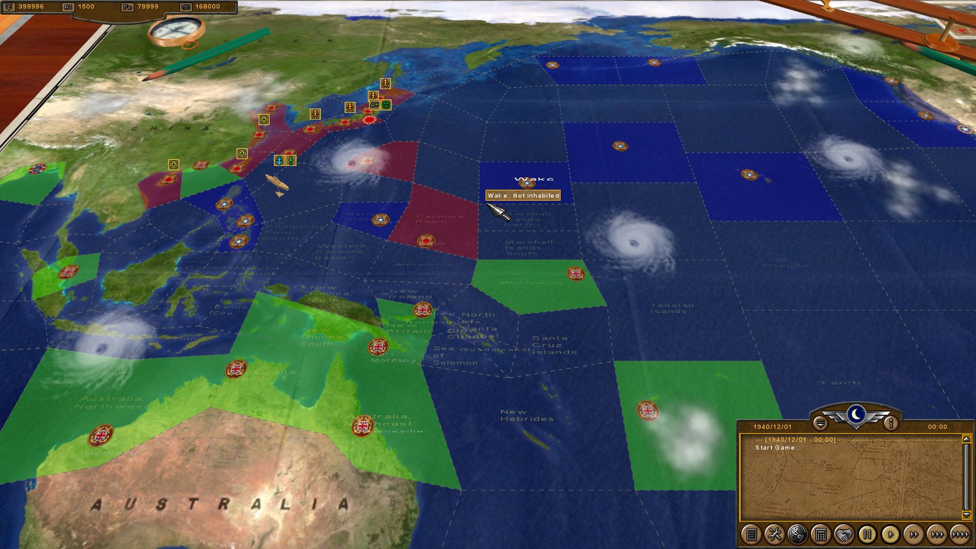 Pacific Storm Game
