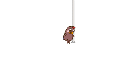 pole dancing animal gif