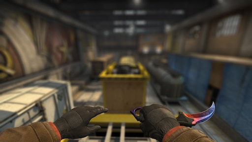Steam gut knife marble fade фото 28